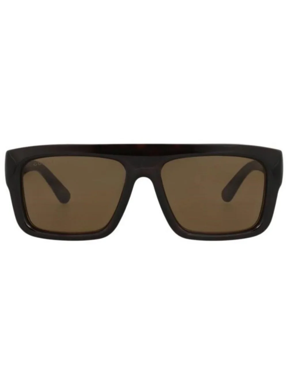 New Gucci Mens Square/Rectangle Havana Havana Brown Fashion Designer Sunglasses